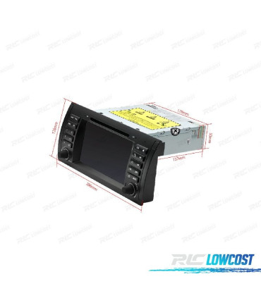 AUTORADIO GPS ANDROID 10 BMW X5 E53 99-03 7"