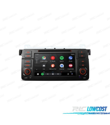 AUTORADIO 2DIN GPS ANDROID 13 POUR BMW SÉRIE 3 E46 ÉCRAN TACTILE 7"