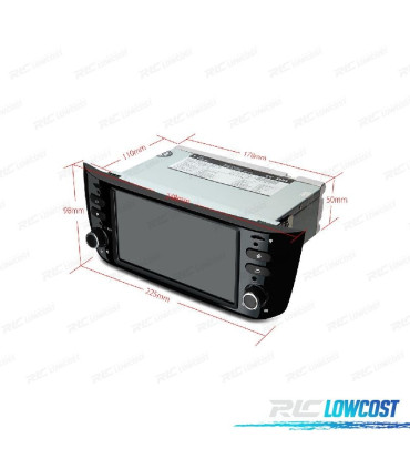AUTORADIO GPS ANDROID 10 POUR FIAT PUNTO LINEA