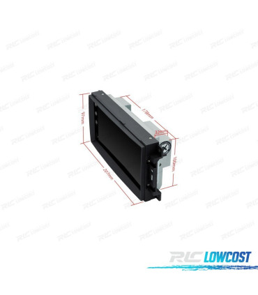 AUTORADIO GPS ANDROID 13 POUR JEEP WRANGLER 07-12, GRAND CHEROKEE 08-11... USB GPS TACTIL HD 7"