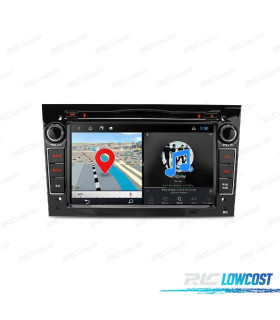 GPS AUTO ANDROID 11 NOIR POUR OPEL ASTRA H VIVARO ZAFIRA VECTRA CORSA D