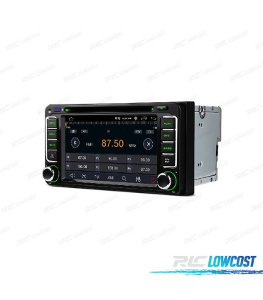 AUTORADIO GPS ANDROID 10 POUR TOYOTA CORROLLA YARIS VIOS RAV4 PARDO HILUX VERSO
