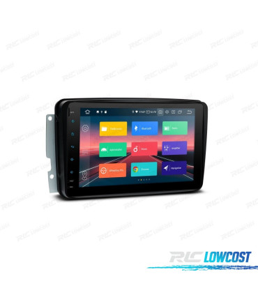 AUTORADIO GPS ANDROID 12 POUR MERCEDES VIANO VITO C W203 A W168 CLK C209 W209 G W463 98-06