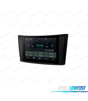 AUTORADIO GPS ANDROID 10 POUR MERCEDES CLS E W211 02-08