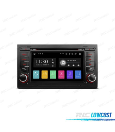 AUTORADIO GPS ANDROID 12 POUR AUDI A4 B6 B7 00-08 SEAT EXEO 08-12