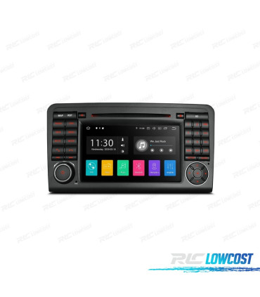 AUTORADIO GPS ANDROID 10 7" POUR MERCEDES ML 05-12 GL 06-12