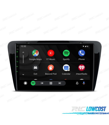 AUTORADIO GPS ANDROID 10 POUR SKODA OCTAVIA 14-16