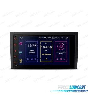 AUTORADIO 8" GPS ANDROID 12 POUR AUDI A4 B6 B7 00-08 SEAT EXEO 08-12