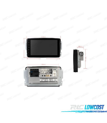 AUTORADIO GPS ANDROID 11 POUR MERCEDES VITO VIANO C A CLK G