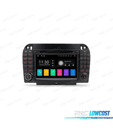 AUTORADIO GPS ANDROID 10 POUR MERCEDES S W220 98-05
