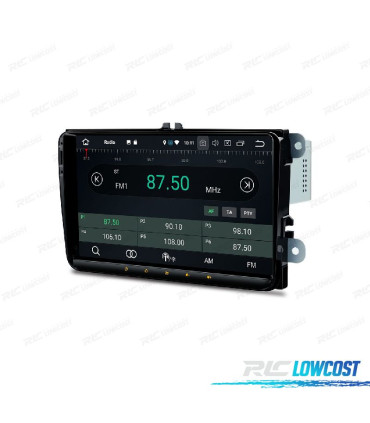 AUTORADIO GPS 8" ANDROID 10 VOLKSWAGEN VW POUR SKODA SEAT