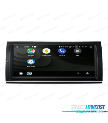 AUTORADIO GPS ANDROID 12 10.25" OCTA CORE BMW X5 E53 99-06