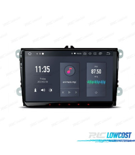 AUTORADIO GPS ANDROID 12 VOLKSWAGEN VW SEAT SKODA 05-14
