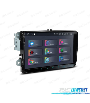 AUTORADIO GPS ANDROID 12 VOLKSWAGEN VW SEAT SKODA 05-14