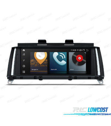 AUTORADIO GPS ANDROID 10 BMW X3 F25 11-16 X4 F26 14-16 NBT