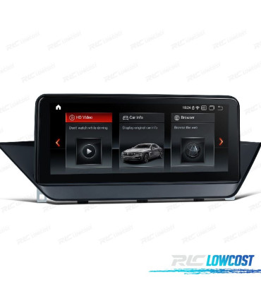 AUTORADIO GPS ANDROID 10 POUR BMW X1 E84 09-15 C