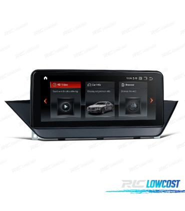 AUTORADIO GPS ANDROID 10 POUR BMW X1 E84 09-15 D