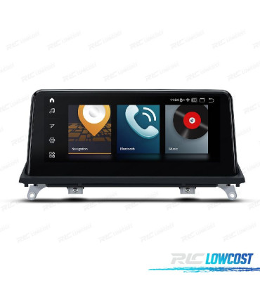 AUTORADIO GPS ANDROID 12 POUR BMW X5 E70 07-10 X6 E71 07-10 AVEC SISTÈME CCC