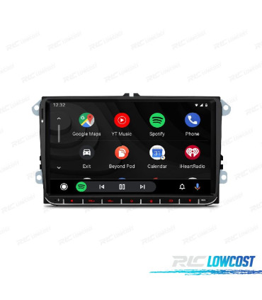 AUTORADIO 9" GPS ANDROID 14 VOLKSWAGEN VW