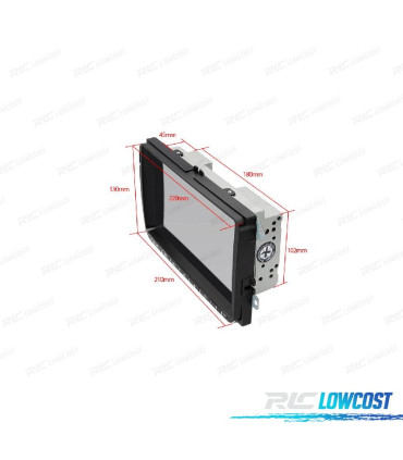 AUTORADIO 9" GPS ANDROID 14 VOLKSWAGEN VW