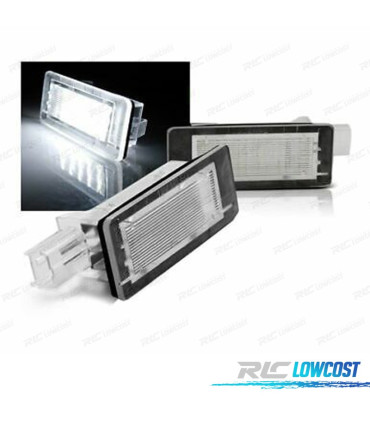 ÉCLAIRAGE PLAQUE D´IMMATRICULATION LED POUR RENAULT DACIA