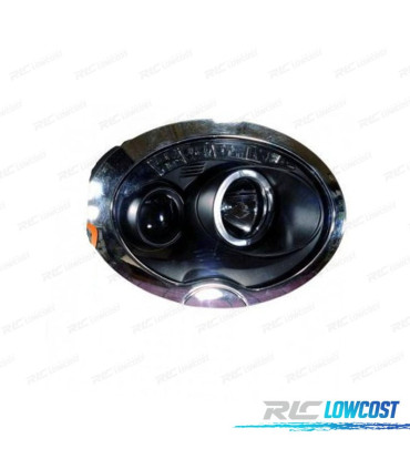 PHARES MINI R50 52 53 01-06 ANGEL EYES LED FOND NOIR