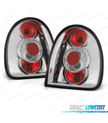 FEUX ARRIÈRE OPEL CORSA B 93-00 FOND CHROMÉ