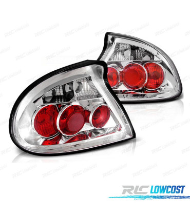 FEUX ARRIÈRE POUR OPEL TIGRA 94-00 ROUGE CHROMÉ