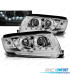 PHARES LED DAYLIGHT SKODA FABIA 99-07 FOND CHROMÉ