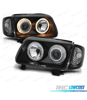 PHARES VOLKSWAGEN VW POLO 6N2 99-01 ANGEL EYES FOND NOIR