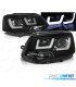 PHARES VOLKSWAGEN VW TRANSPORTER T5 10-15 TUBE LIGHT FOND NOIR