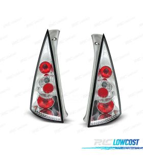 FEUX ARRIÈRE CITROEN C3 02-05 CHROMÉ