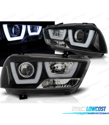 PHARES POUR DODGE CHARGER 11-15 LED NOIR