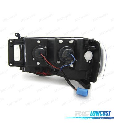 PHARES POUR DODGE RAM 02-06 TUBE LED CHROMÉ