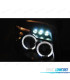 PHARES POUR DODGE CALIBER 06-12 ANGEL EYES LED NOIR