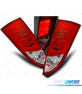 FEUX ARRIÈRE POUR FORD FOCUS MK1 98-04 LED ROUGE