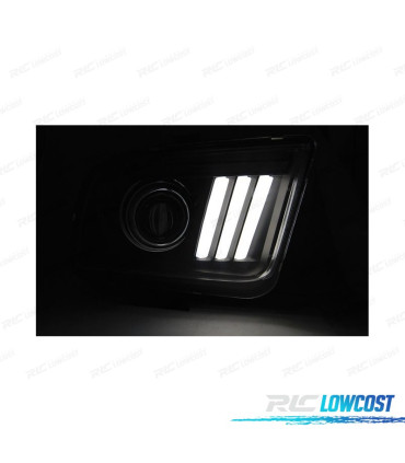 PHARES FORD MUSTANG 04-09 TUBE LIGHT NOIR