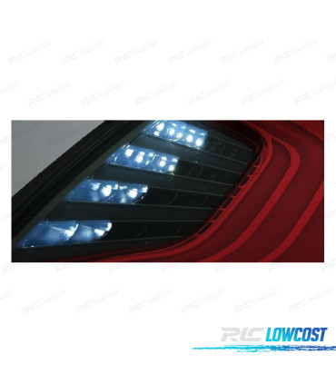 FEUX ARRIÈRE POUR HONDA CIVIC MK10 LIMOUSINE FC FK 16- FULL LED NOIR ROUGE