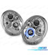 PHARES POUR MINI COOPER 01-04 ANGLE EYES CHROMÉ