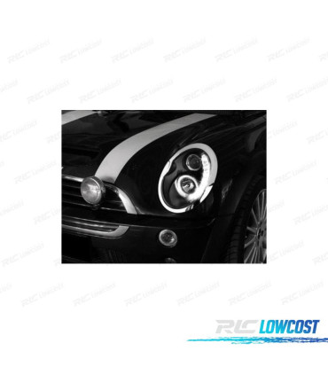 PHARES MINI COOPER R50 R52 R53 DAYLIGHT NOIR