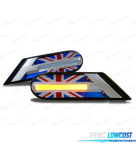 CLIGNOTANTS LATÉRAUX POUR MINI R56 R55 R57 R58 R59 UNION JACK