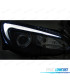 PHARES POUR OPEL ASTRA J 10-15 TUBE LED NOIR