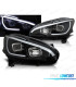 PHARES PEUGEOT 208 12-15 TUBE LIGHT LED NOIR