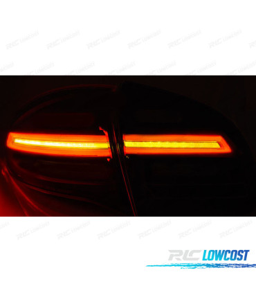 FEUX ARRIÈRE PORSCHE CAYENNE 10-15 FULL LED BAR NOIR