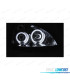 PHARES POUR RENAULT CLIO II 01-0 ANGEL EYES CCFL CHROMÉ