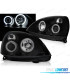 PHARES POUR RENAULT CLIO II 01-05 ANGEL EYES LED NOIR
