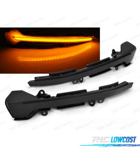 CLIGNOTANTS LATÉRAUX POUR SEAT IBIZA ARONA LEON III  LED DYNAMIQUE-  FUMÉ