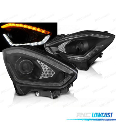 PHARES POUR SUZUKI SWIFT TUBE LIGHT DRL DYNAMIQUES 17- NOIR