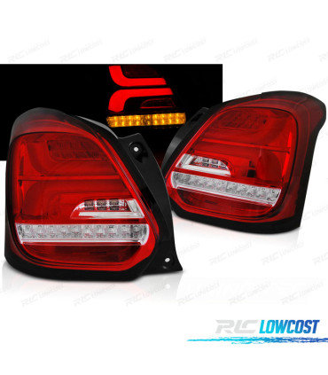 FEUX ARRIÈRE SUZUKI SWIFT 17- LED BAR DYNAMIQUES ROUGE BLANC
