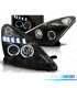 PHARES POUR TOYOTA CELICA T23 99-05 LED ANGEL EYES NOIR